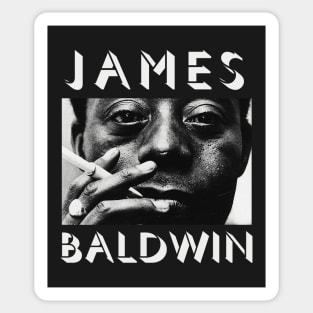 Copy of James Baldwin portrait Sticker